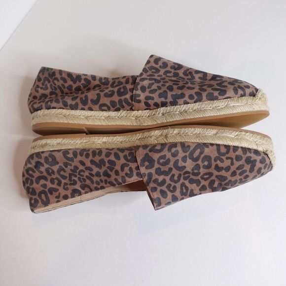 Stuart Weitzman Mykonos Espadrille Cheetah Slip-On Women Size 8.5 - Picture 8 of 11
